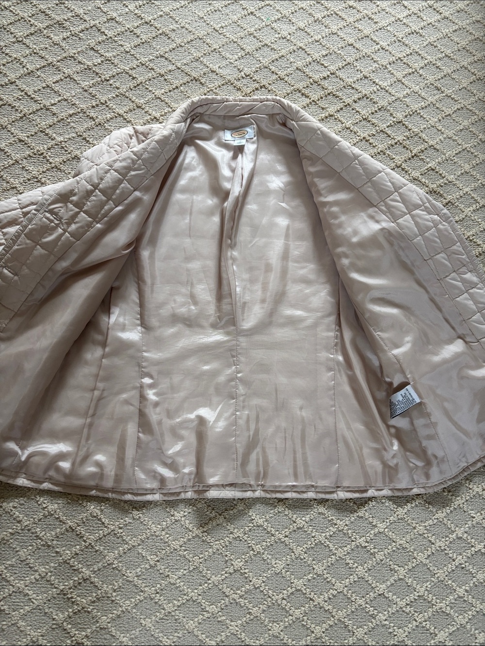 Talbots Quilted Button-Front Puffer Jacket - Picture 11 of 14